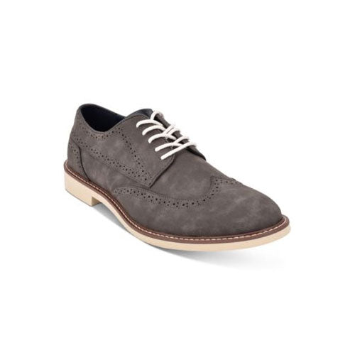 Tommy Hilfiger Mens Gendry Wingtip Oxfords Dark Grey 8